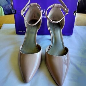 Worthington Kasen Ankle Strap Heels Nougat 9M